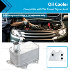 Oil Cooler for VW Passat, Tiguan, Audi A4, A5, A6, TT, Skoda Octavia, Superb (2006–2023)