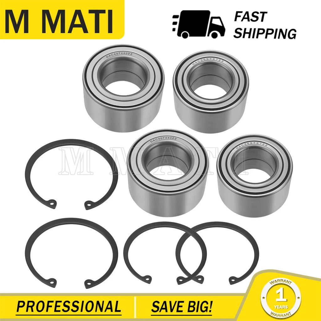 Front & Rear Wheel Bearings Ring Kit for Polaris Sportsman 800/X2 (2005–2014)