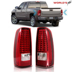 LED Tail Lights for Chevy Silverado 1500 2500 (2003–2006) Red Left+Right