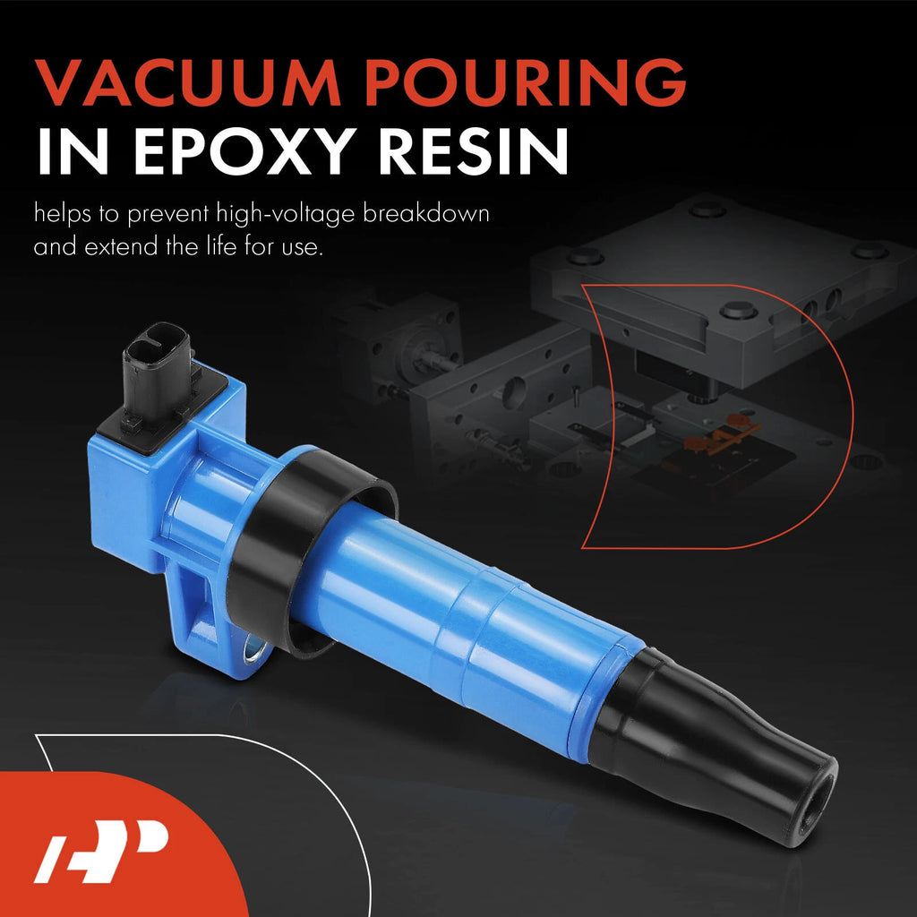 6X Blue Ignition Coil Pack for Hyundai Sonata (2006-2007, 2009-2010)