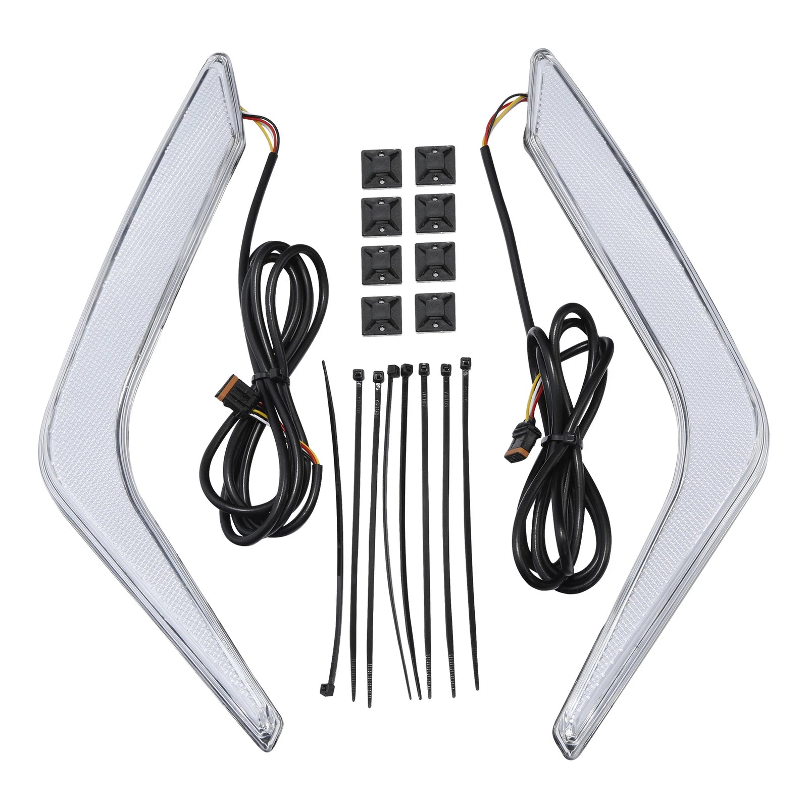Rear Saddlebag Turn Brake Light Accents for Honda Goldwing GL1800 (2018–2023)