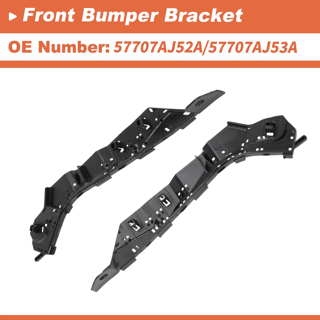 Bumper Bracket Set of 2 for Subaru Legacy Outback (2010–2014) No.57707AJ52A/57707AJ53A