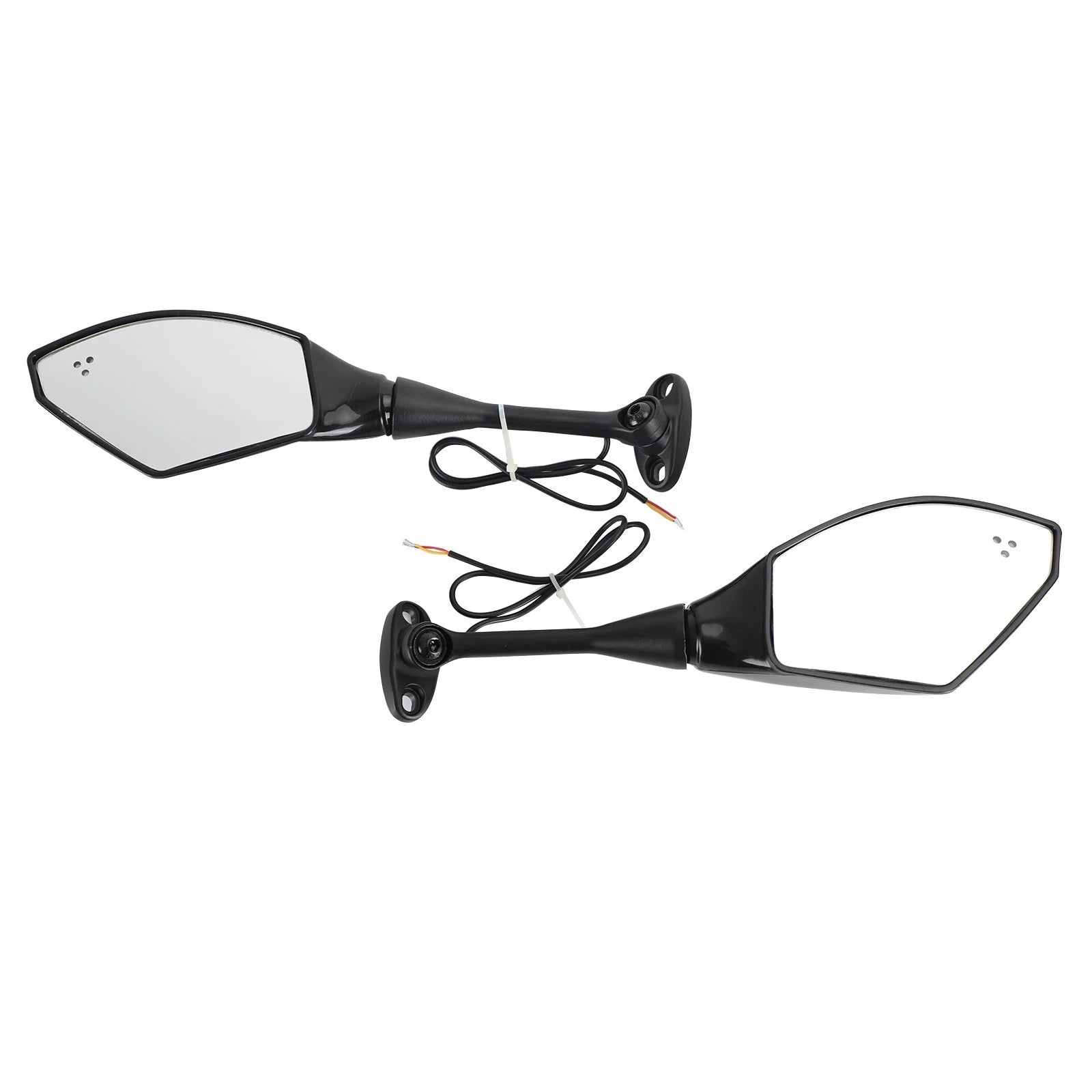 Rear View Mirrors with LED Turn Signals for Honda CBR600RR (2003–2014) CBR1000RR (2004–2007)