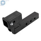 Trailer Hitch Riser for 2 Inch Receivers (7500 lbs, 4 Inch Rise/Drop)