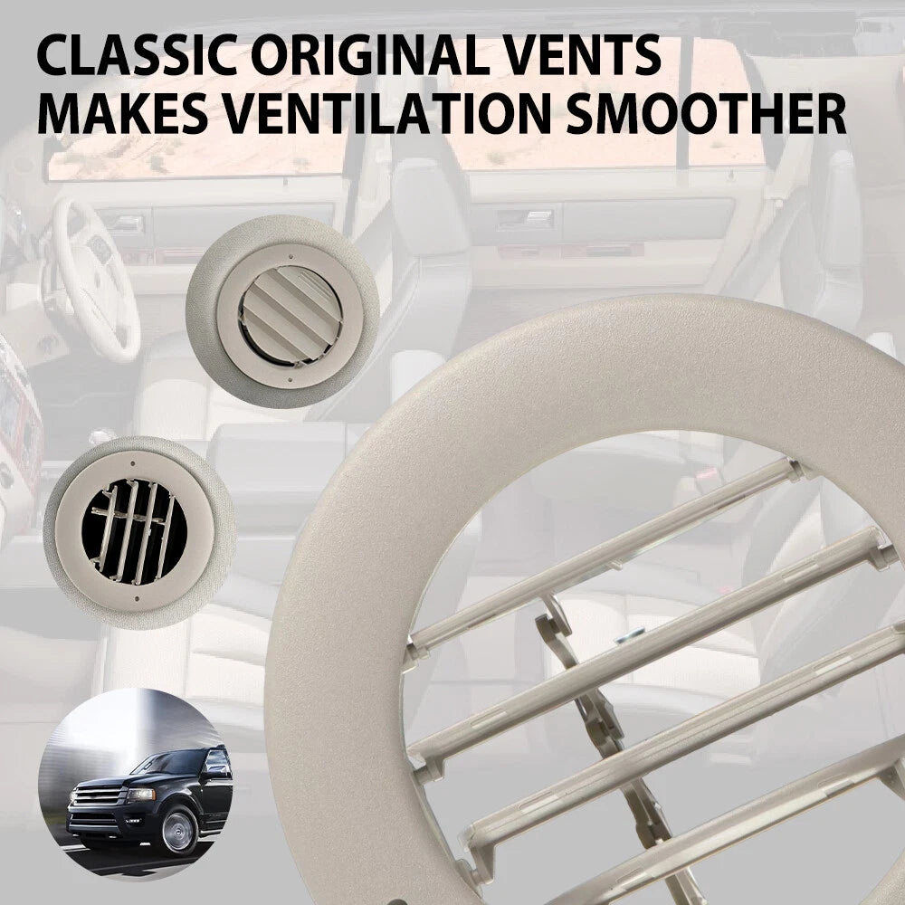 Roof AC Upper Ceiling Air Vent for Ford Expedition  (1997–2002) - Beige