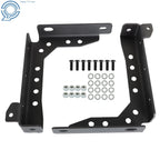 2X Black Steel Bed Stiffener Brackets with Mounting Hardware for Toyota Tacoma (2016–2023)