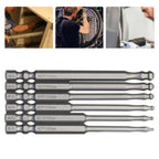 Hex Screwdriver Bit for Construction (Alloy Steel, Ball Head)
