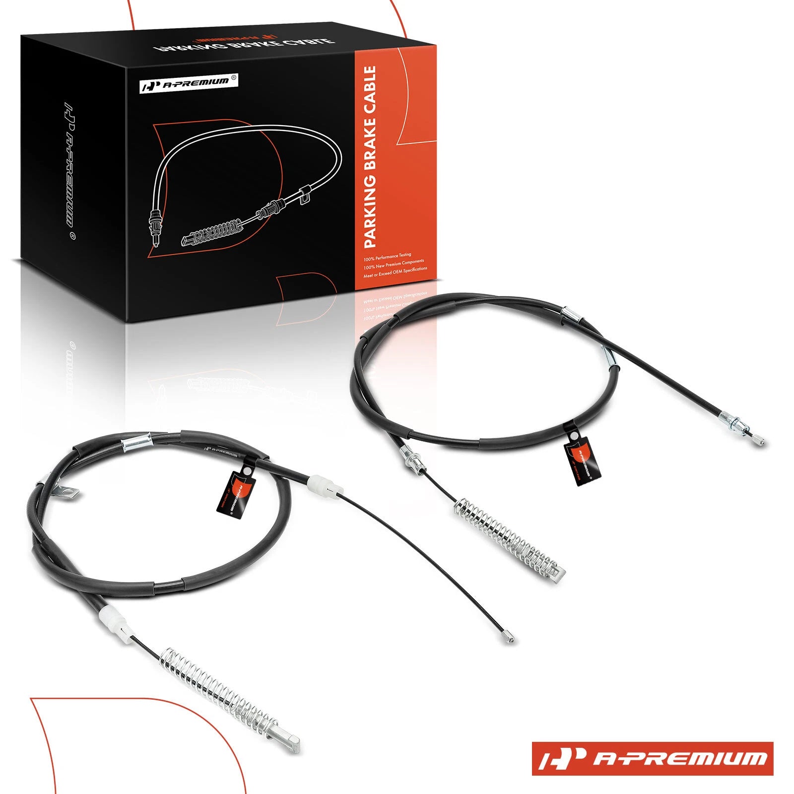 2X Rear Parking Brake Cable for Chevy Silverado 1500 GMC Sierra 1500 