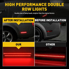 Smoked Rear Bumper Reflector Side Markers for Ford Mustang (2005–2009)