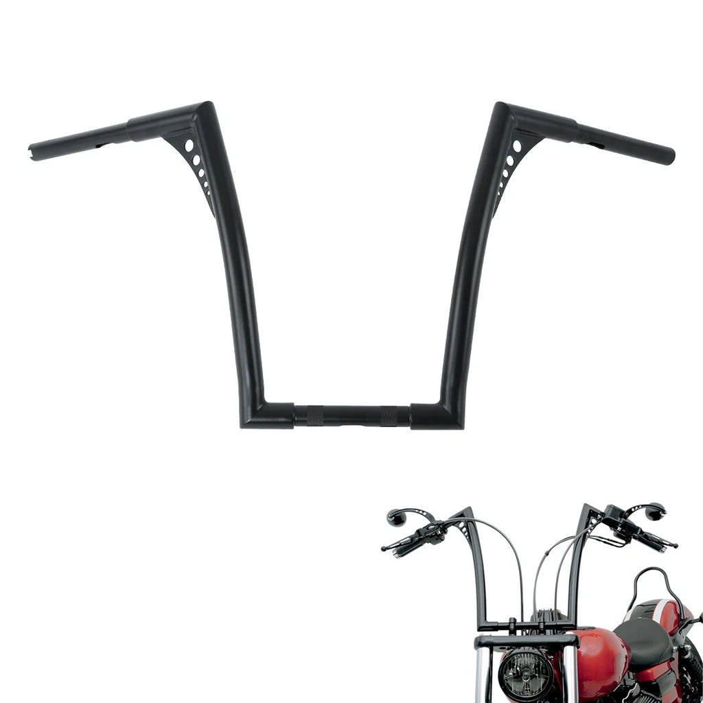 16" Fat 1 1/4" Handlebar Hanger Bar for Harley Sportster XL883 XL1200 (2004–2023)