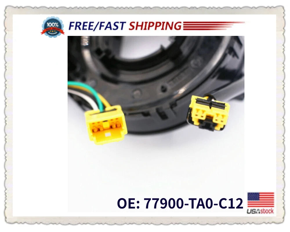 Clock Spring 77900-TA0-C12 for Honda Insight (2011–2014), Pilot (2009–2012)