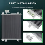 AC Condenser for Chrysler Town & Country, Dodge Grand Caravan (2008–2019)