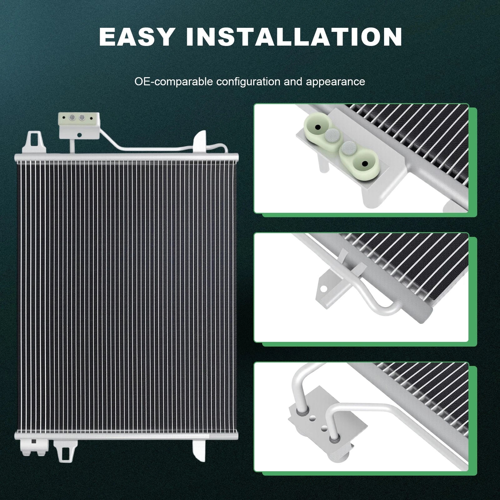 AC Condenser for Chrysler Town & Country, Dodge Grand Caravan (2008–2019)