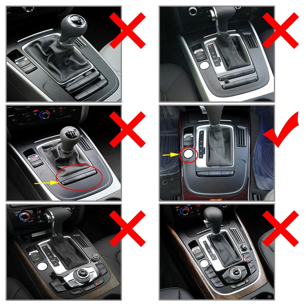 Center Console Gear Shift Panel Cover Trim for Audi A4 S4 A5 Q5 (2008–2020)