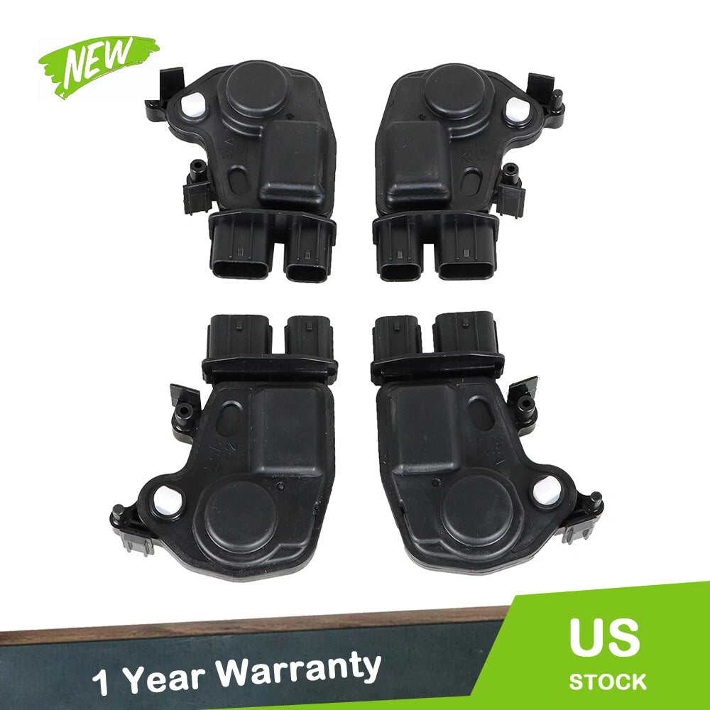Set of 4 Door Lock Actuators for Honda CR-V (2002–2004) Pilot (2003–2007)