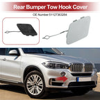 Tow Hook Cover for BMW 428i (2014 - 2016) Silver Tone