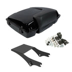 Black Razor Trunk Backrest Mount Docking Kit for Harley Road Glide (1997–2008)