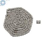 50 Heavy Duty Drive Roller Chain 10 Feet with 2 Connecting Links