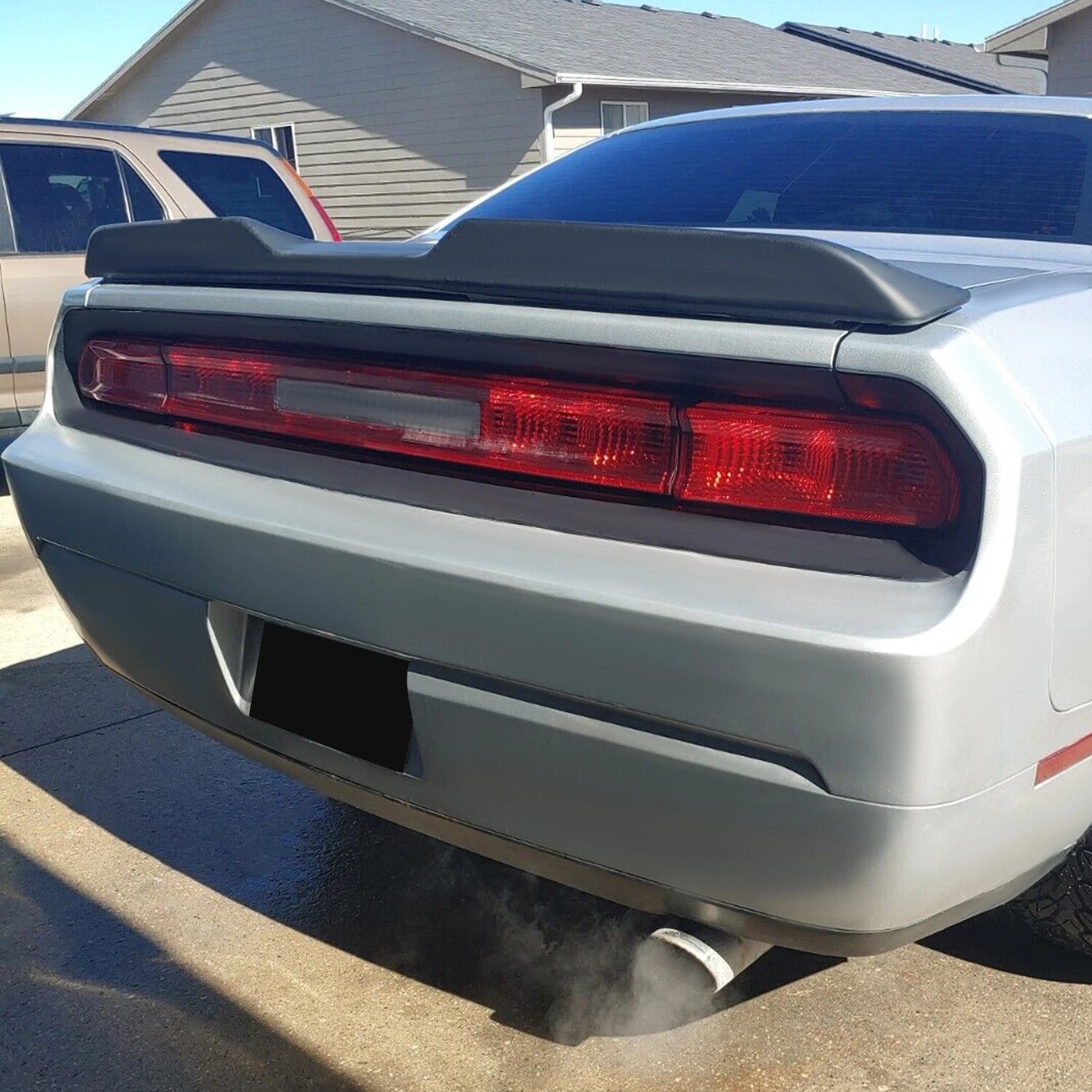 Rear Trunk Spoiler Wing for Dodge Challenger (2008–2023) Demon Style Matte Black