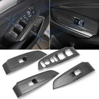 Carbon Fiber Texture Window Switch Panel Cover Trim for Honda Accord (2018–2022)