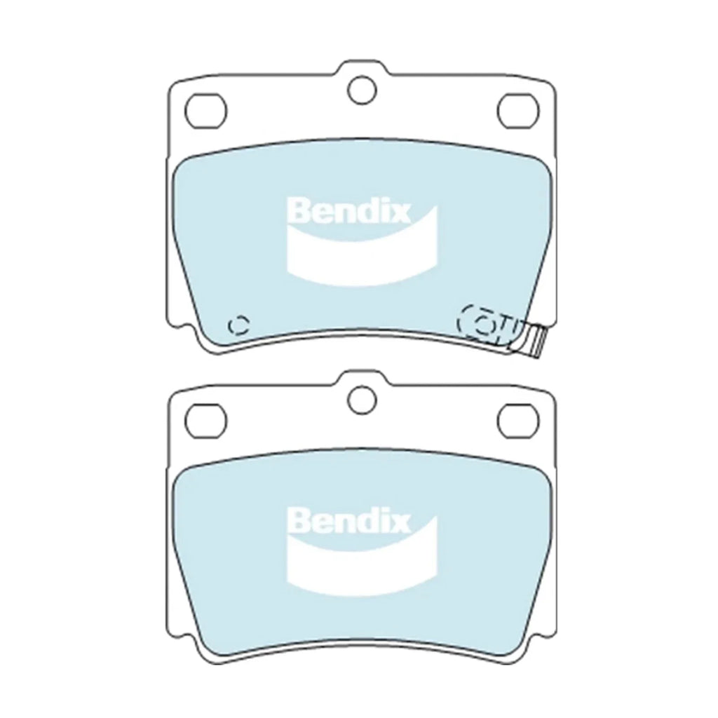 4WD Rear Disc Brake Pads Set for Mitsubishi Challenger (1998-2015)