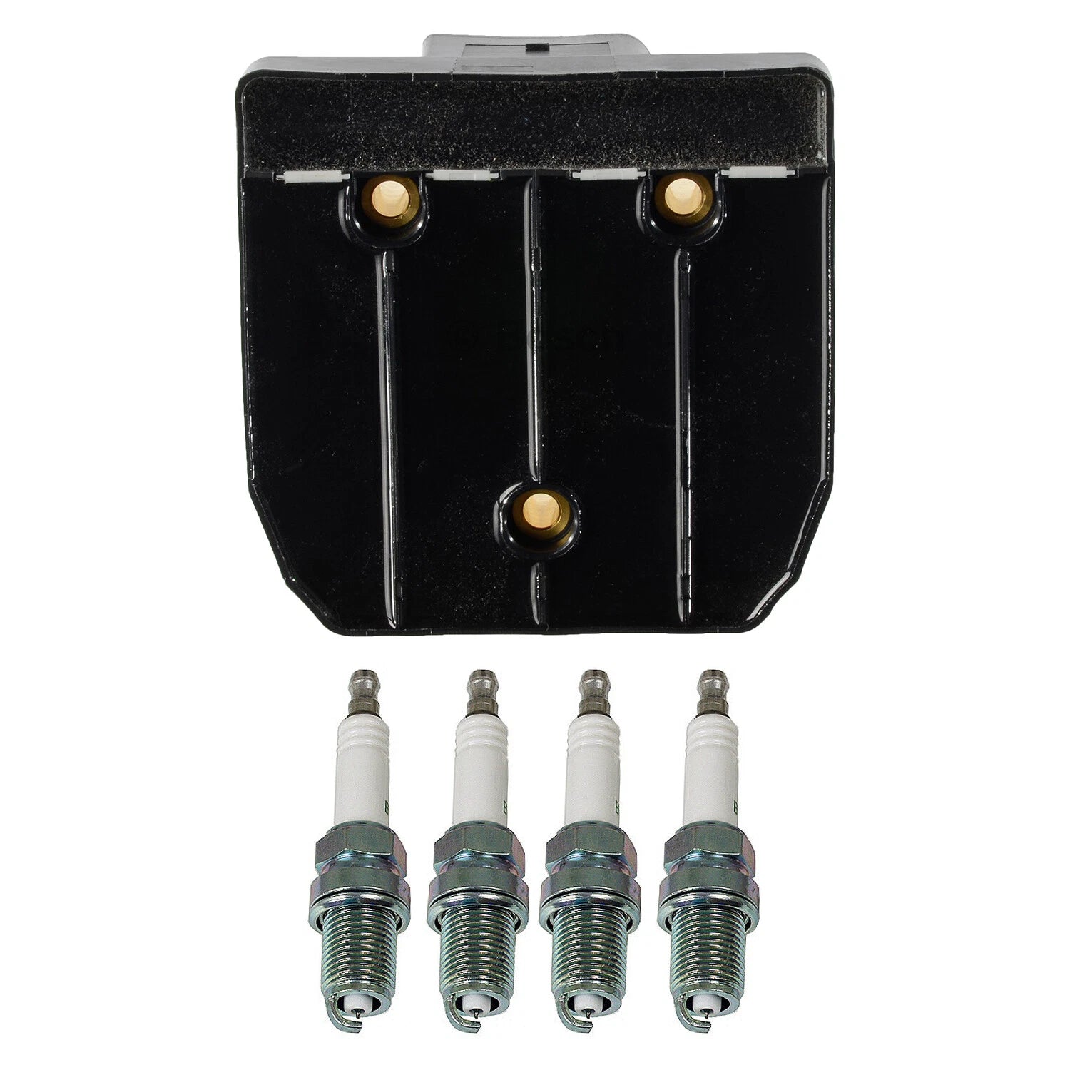 Set of 4 Bosch Ignition Coils & NGK G-Power Spark Plugs for Integra A4 Golf Jetta