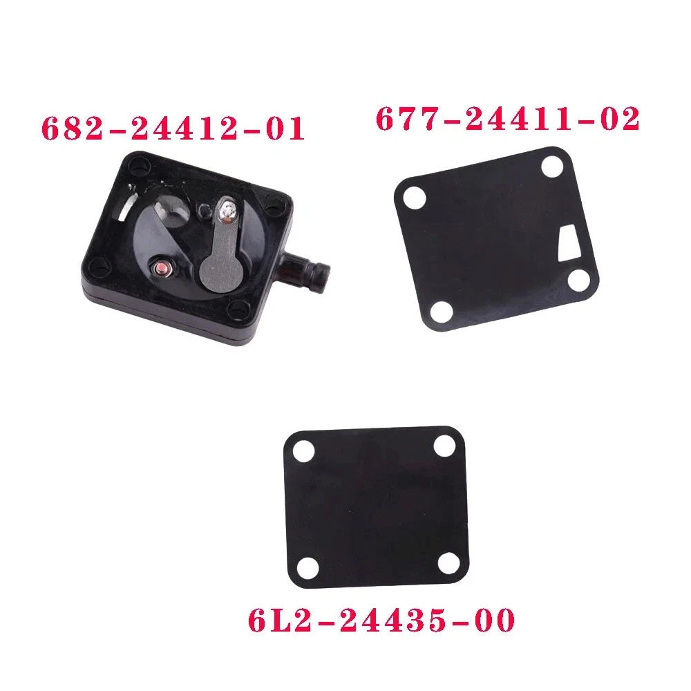 Fuel Pump Repair Kit for Yamaha Outboard 2T 15-25HP (682-24412, 677-24411)