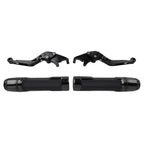 Set of 2 Black Extendable Brake Clutch Lever Handlebar Grips for BMW S1000XR (2015–2021)
