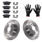 Rear Brake Rotors and Pads Kit for Acura TSX (2009–2014) Honda Accord (2008–2017) S31479