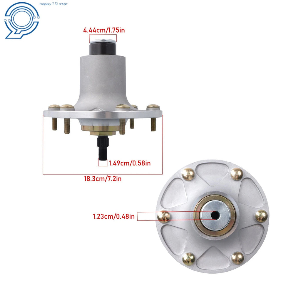 Spindle for Exmark Lazer Z X-Series 48 52 60 72 inch (109-6917, 109-2102, 109-0764)