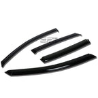 Set of 4 Smoke Tint Window Visors for Ford Focus Sedan (2002–2006)