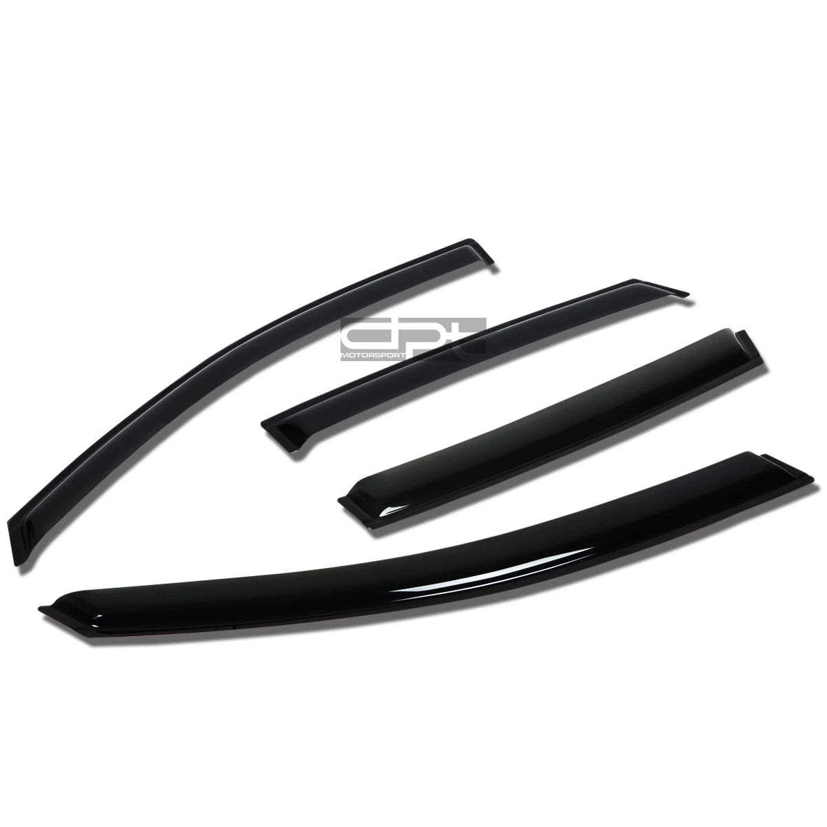 Set of 4 Smoke Tint Window Visors for Ford Focus Sedan (2002–2006)