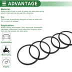 Set of 5 Oil Seal Rotary Shaft Seal NBR Rubber 110x120x6mm