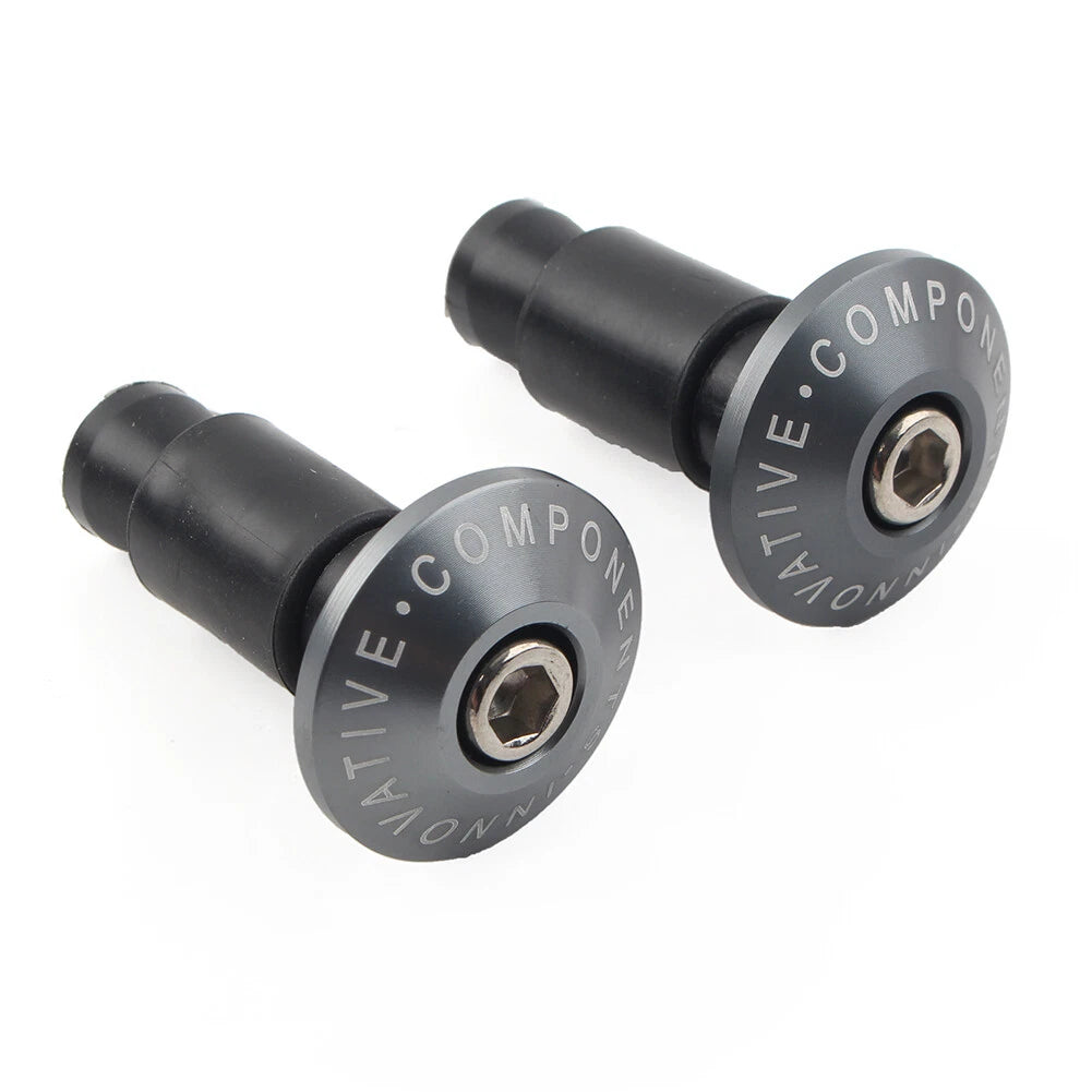 2X CNC Handle Bar End Cap Plugs for Motorcycle (Dirt Bike)