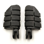 Black Dually Footpegs for Harley FXBB FXBR FXBRS FXLR (2018–2023)