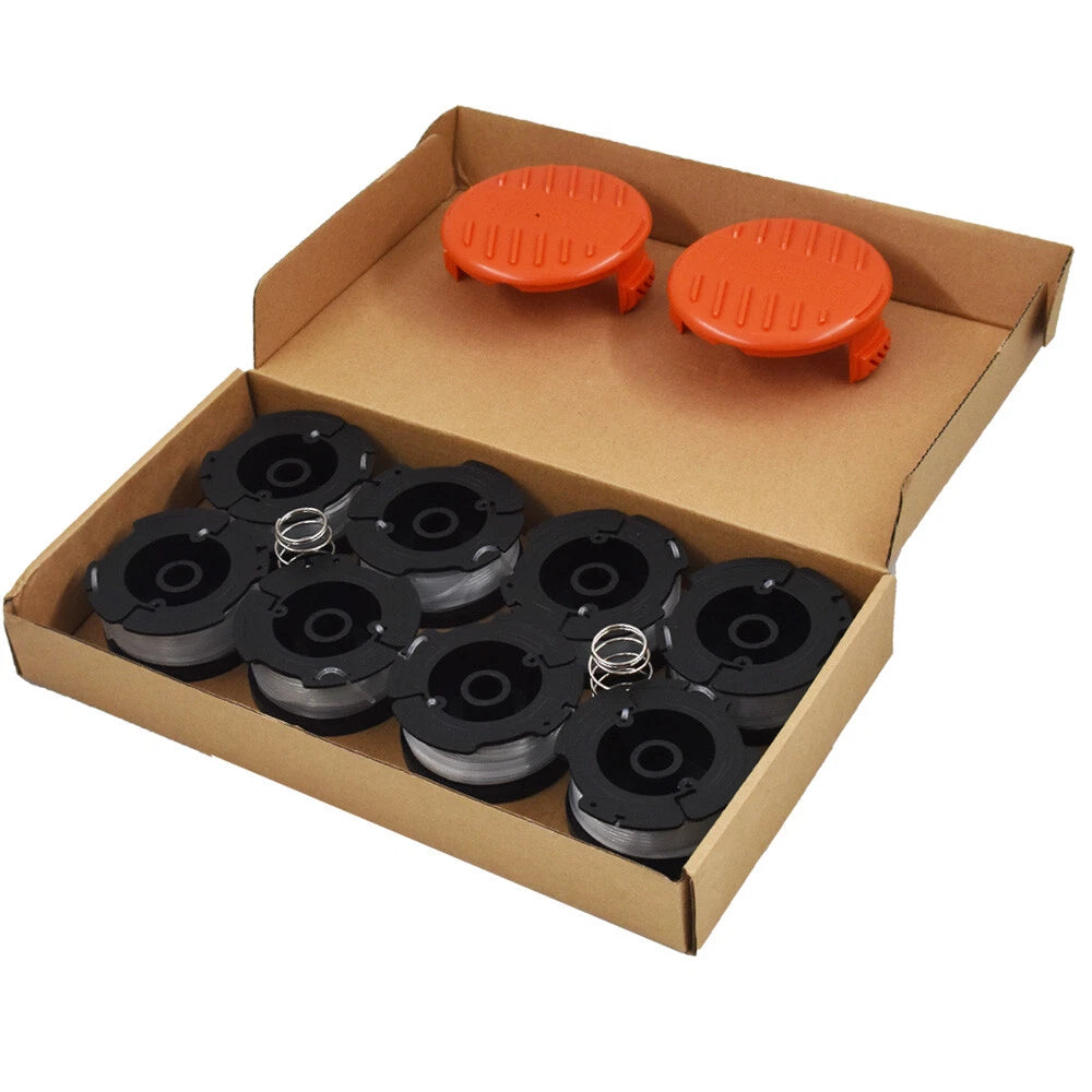 Set of 8 Spools for Black and Decker LST140 LST201 LST220 LST300 LST420