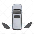 Magnetic Car Window Sun Shades for Mazda CX-3 (2015–Current)
