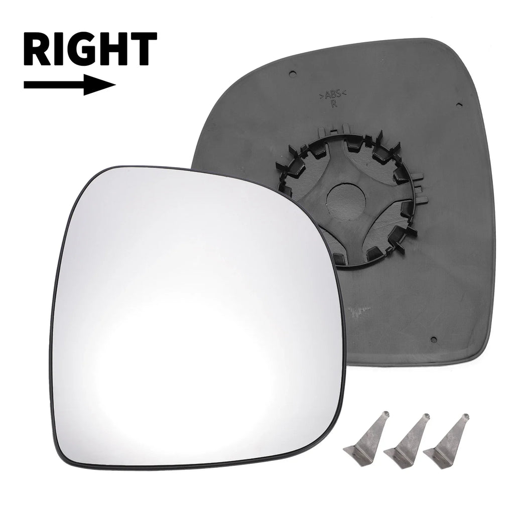 Right Side White Mirror Glass for Mercedes VITO (2003-2010)