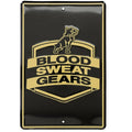 Mack Trucks Bulldog Logo Parking Sign "Blood Sweat Gears" (All Years)