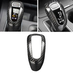 Carbon Fiber Black Gear Shift Knob Cover for Cadillac XT4 (2018-2020)