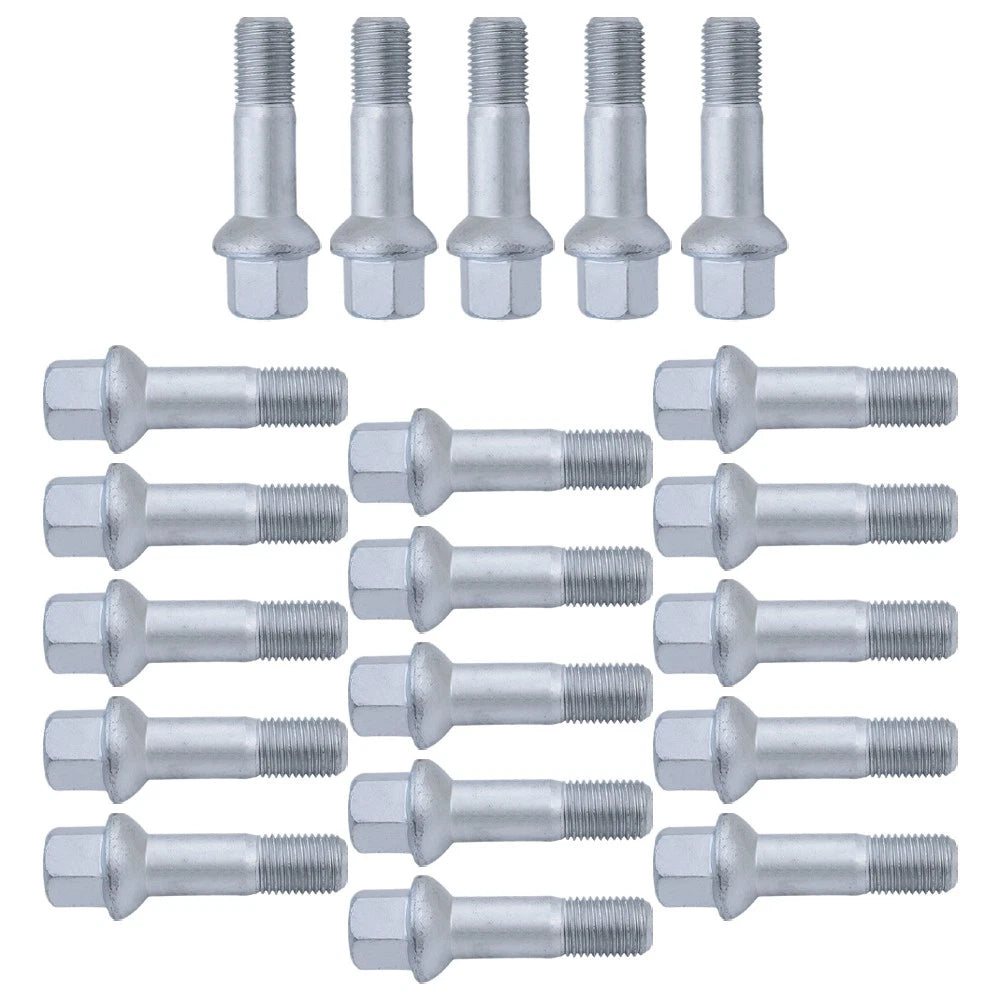 20pcs Wheel Lug Bolts Nuts Kit for Mercedes-Benz ML350 S500 GLK350 (0009905307)