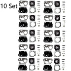 10x Carburetor Gasket Kit for Homelite Zama RB-142 (C1U-W32, C1U-W32A)