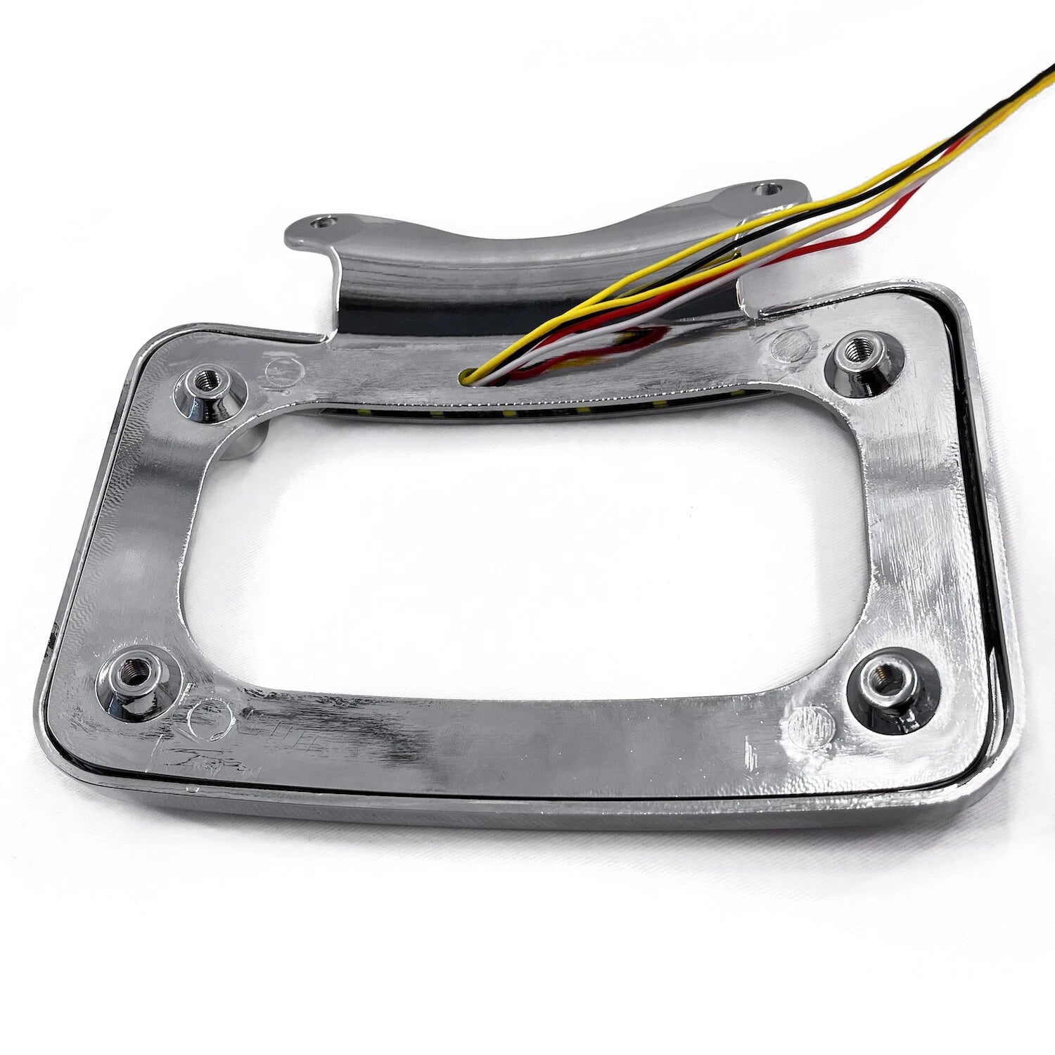 Chrome License Plate Bracket for Harley FLHX FLHXS FLHXSE FLTRX FLTRXS (2006–2023)