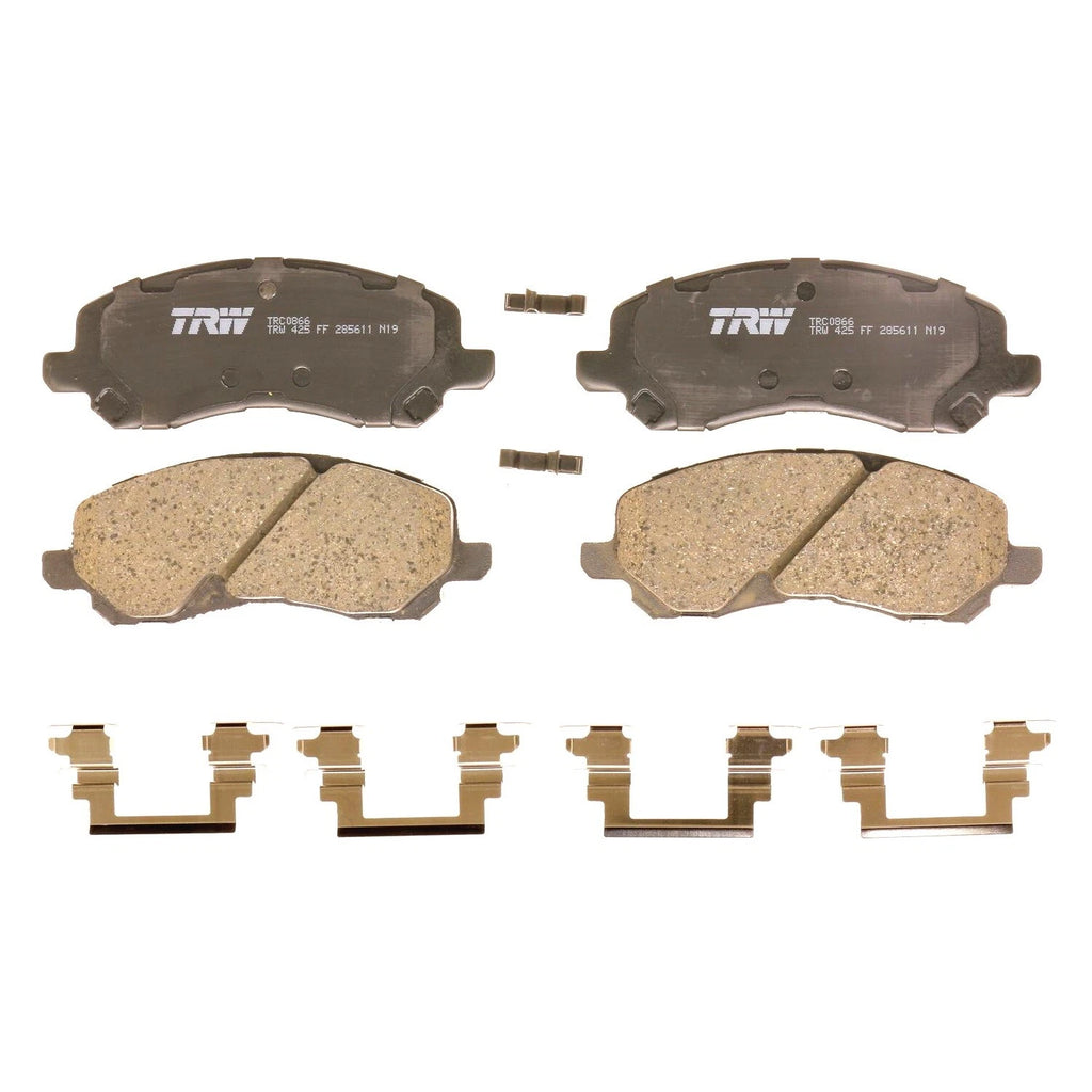 Front Brake Kit with 294mm Rotors & TRW Ceramic Pads for Dodge Avenger (2008–2014)