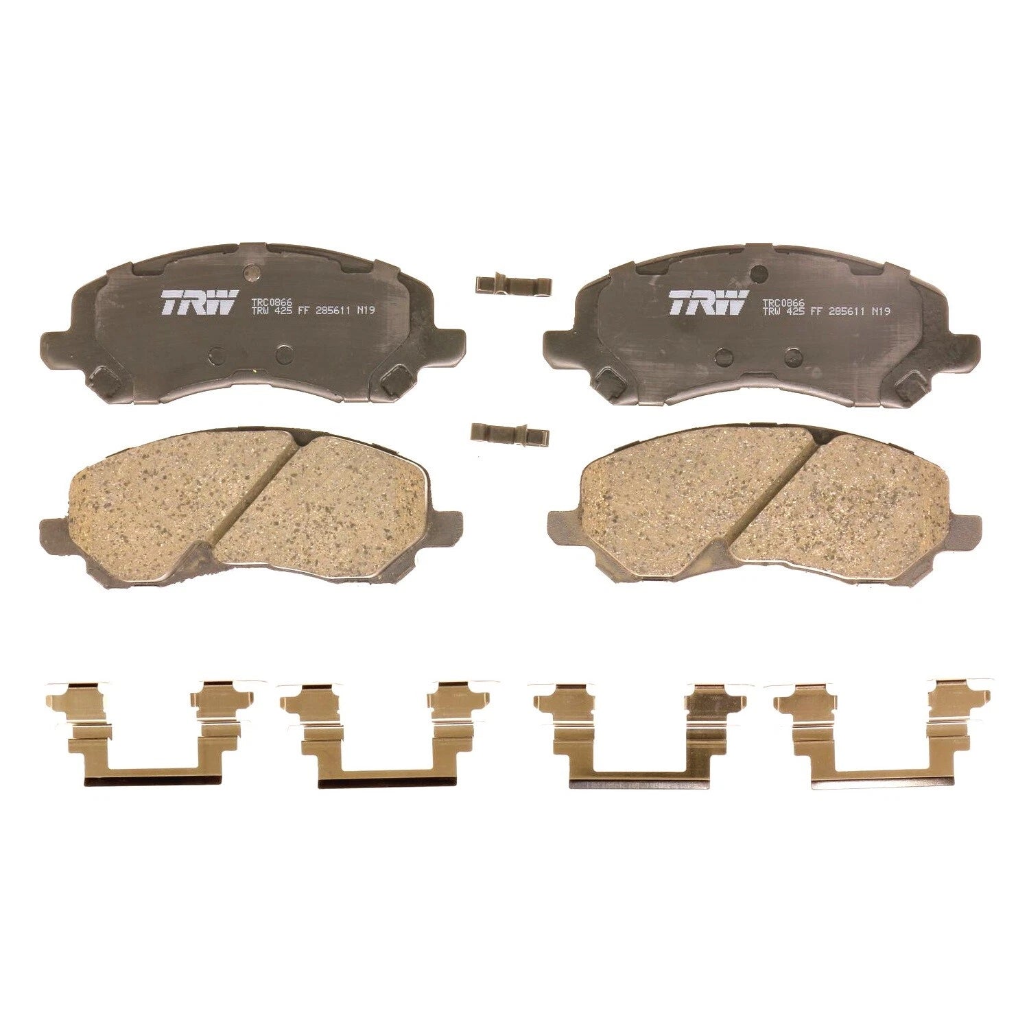 Front Brake Kit with 294mm Rotors & TRW Ceramic Pads for Dodge Avenger (2008–2014)