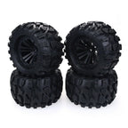 Set of 4 Wheels Tires for HPI Savage XS TM Flux Racing (1/10)