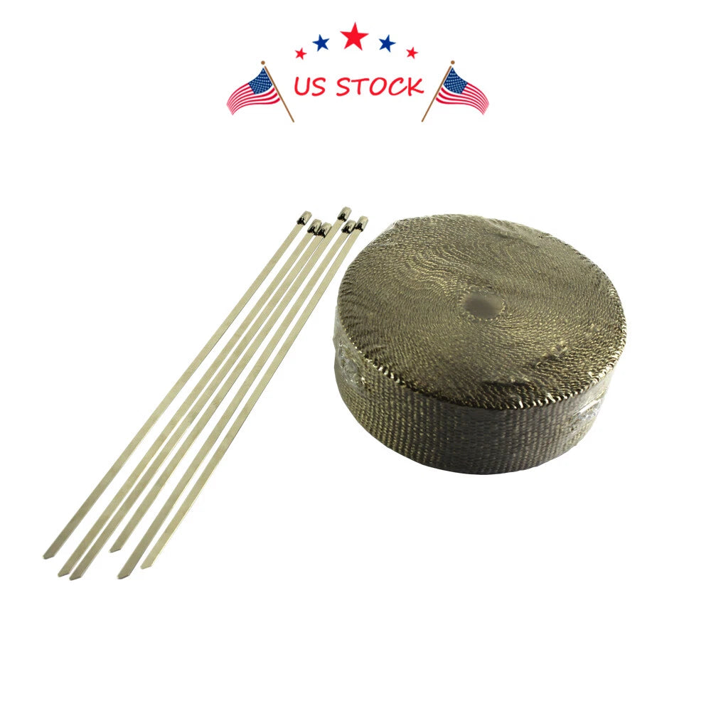 2" Exhaust Pipe Heat Wrap for Universal Applications (50ft)