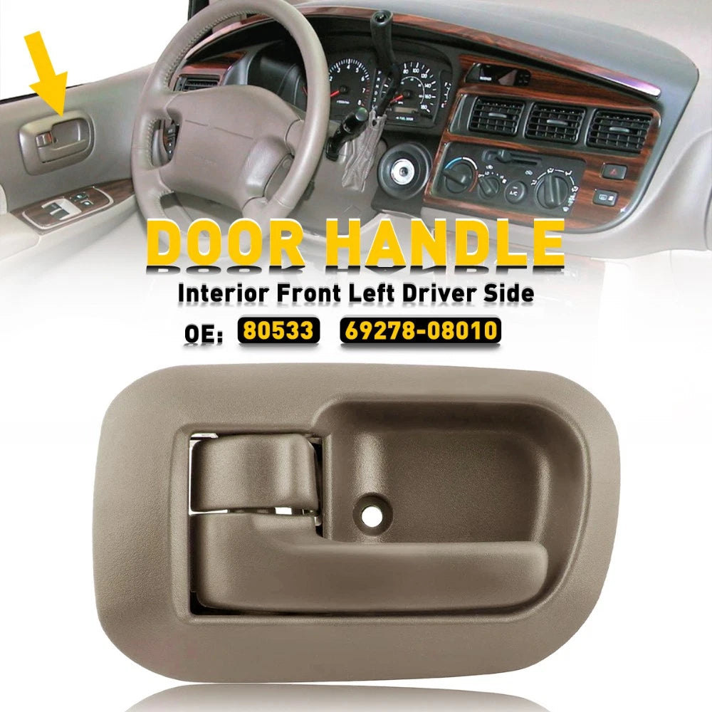 Front Left Interior Door Handle for Toyota Sienna (1998–2003) Beige