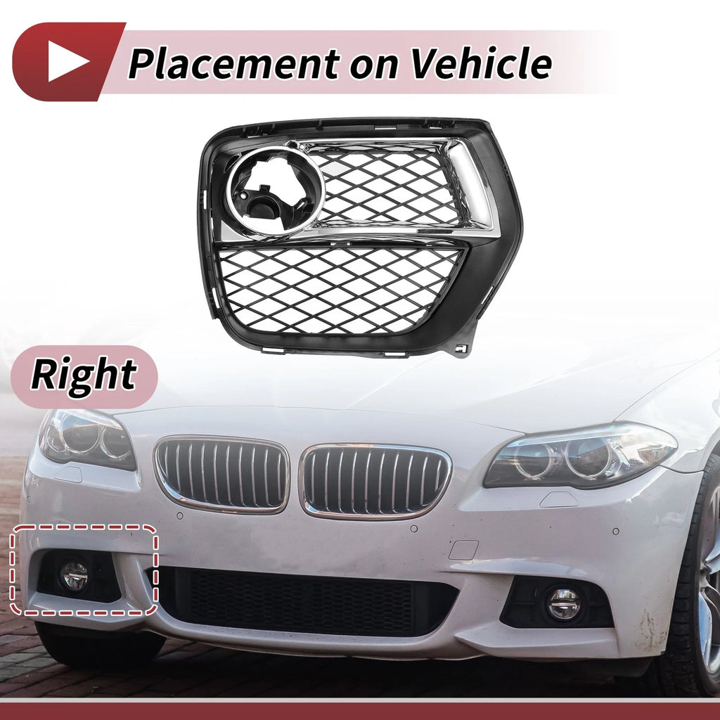 1 Pc Fog Light Grill for BMW X6 (2012–2014) No. 51117312606