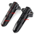 Pair Front Lower Fork Leg Covers Red LED for Harley FLHR FLHTK FLHX (2014–2020)